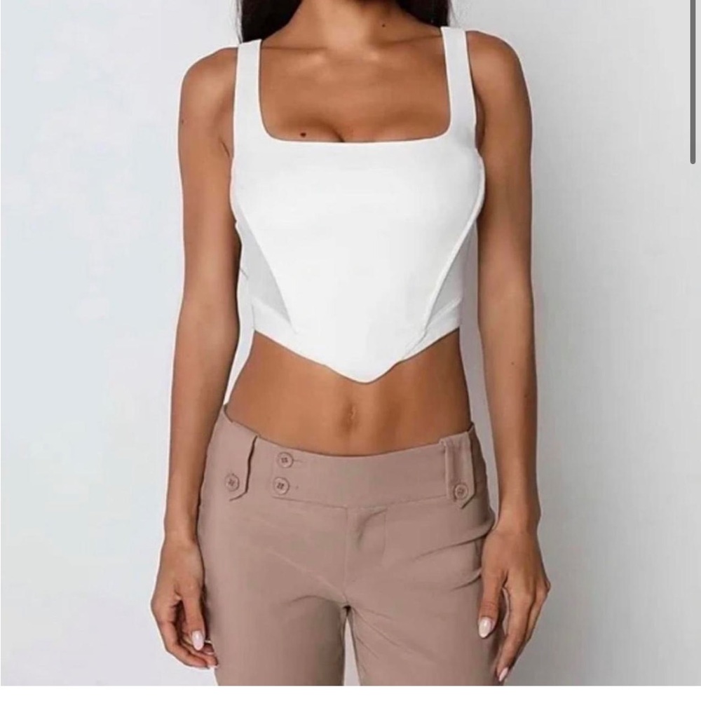 Tiger Mist White Corset